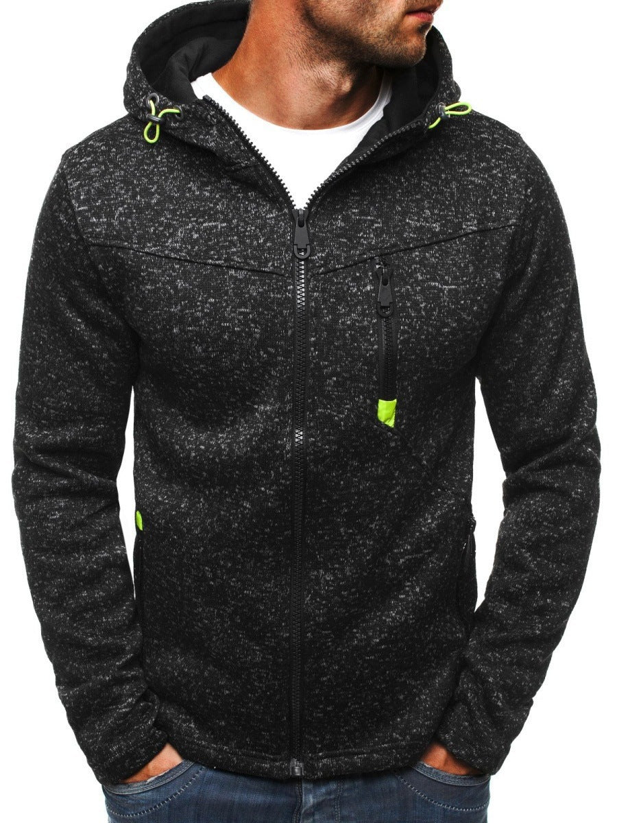 Herren Sportjacke atmungsaktiv Kapuzenjacke Funktionsshirt