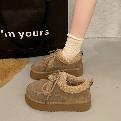 Damen Sneaker Weich Fellfutter Warm Komfortabel - BerlinGlamour
