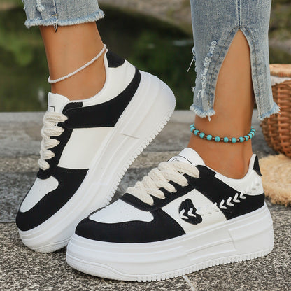 Damen Plateau Sneaker Trendy Modisch Hochzeitsschuhe