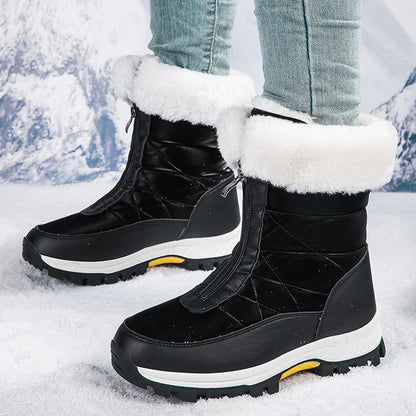 Damen Winterstiefel Warm Isoliert Rutschfest Wasserfest
