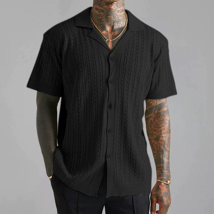 Herren Strickhemd mit Muster Modisch Berlin Stylish