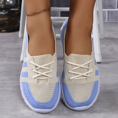 Damen Sneaker Sportlich atmungsaktiv Flexibel Laufschuhe