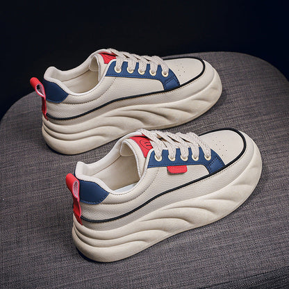 Damen Sneaker Plateau Schuhe Sportlich Hochwertig