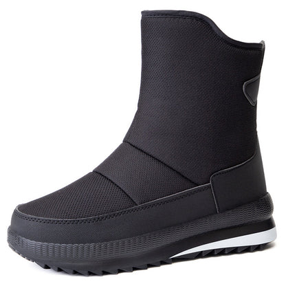 Damen Winterstiefel Isoliert Wasserabweisend Elastisch