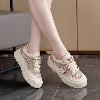 Damen Sneaker Bequem Atmungsaktiv Trendy Schuhe