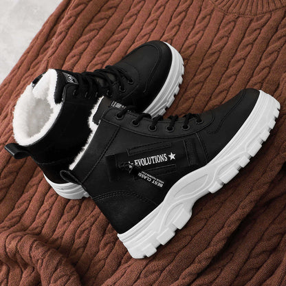 Winterstiefel Damen Warm Rutschfest Mit Weichem Innenfutter