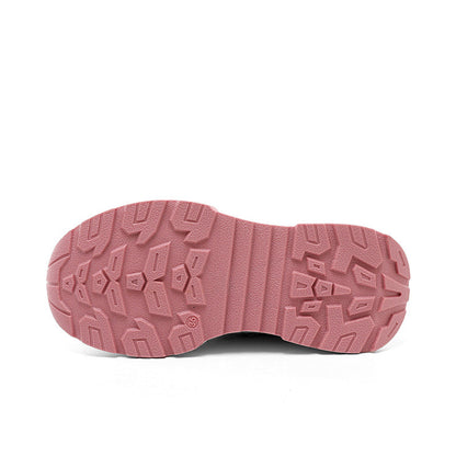 Damen Sneaker Bequem Laufsohle Dick Mode