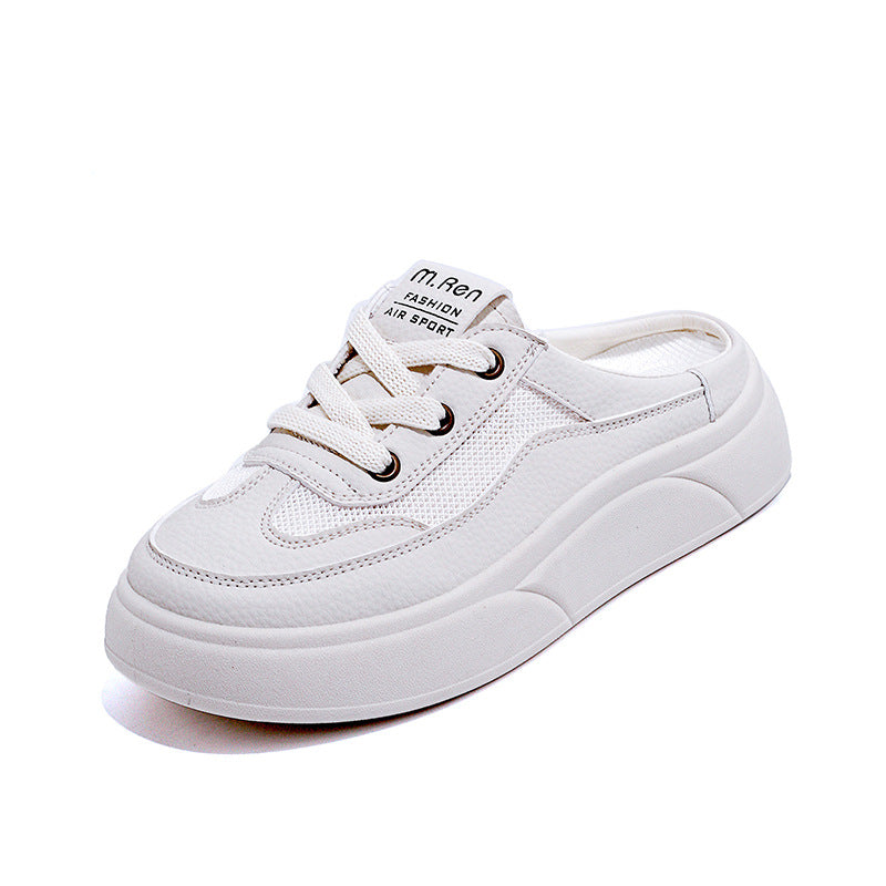 Damen Sneaker Bequem Elastisch Dickes Sohlen Design