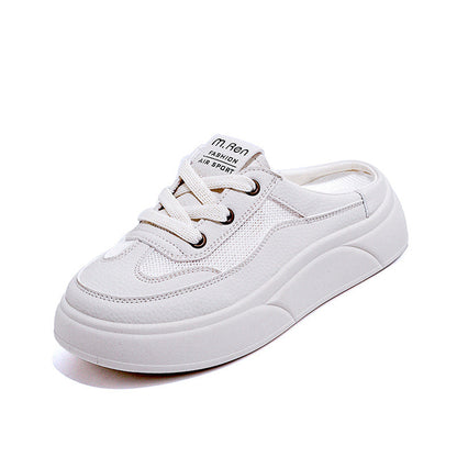 Damen Sneaker Bequem Elastisch Dickes Sohlen Design
