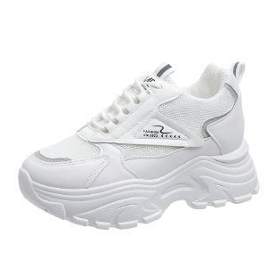 Damen Sneaker Chunky bequem atmungsaktiv Sportschuhe