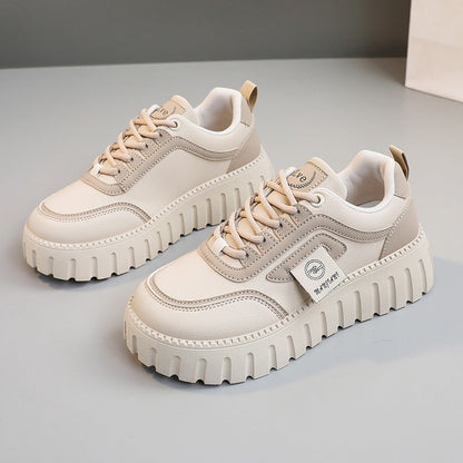 Damen Sneaker Chunky bequem mit weicher Gummisohle