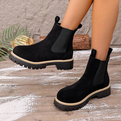 Damen Chelsea Stiefel Modern Schlicht Elegant