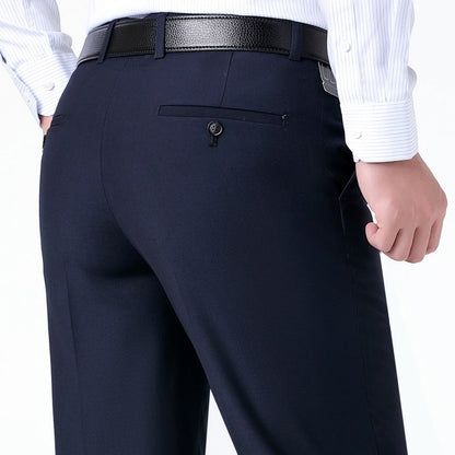 Herren Anzughose Elegant Slim Fit Strukturdesign