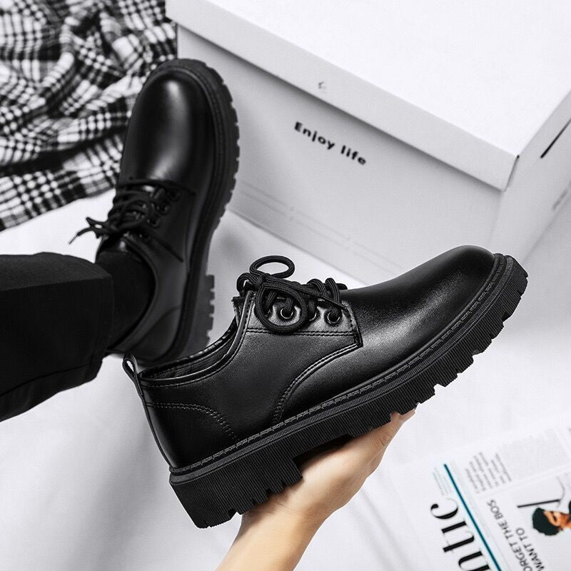 Herren Schnürschuhe Elegant Hochglanz Rutschfest