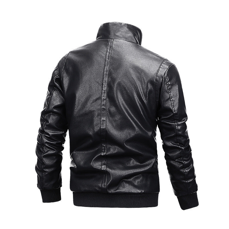 Lederjacke Herren Warm Isoliert Winter