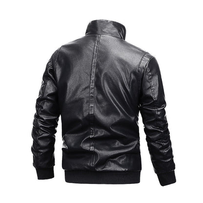 Lederjacke Herren Warm Isoliert Winter