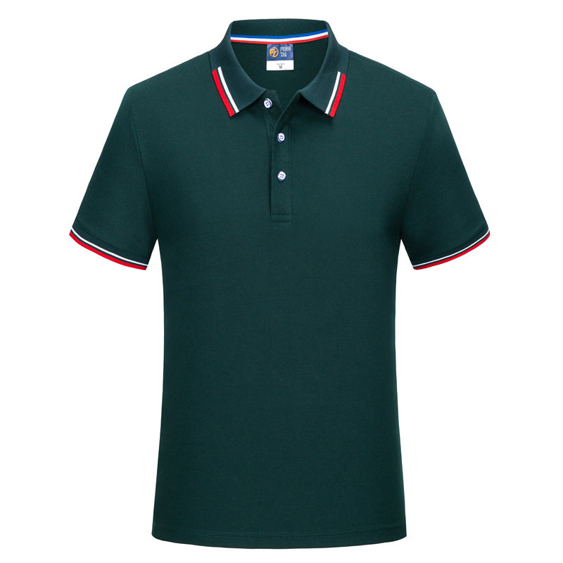 Herren Poloshirt Atmungsaktiv Modern Kontrast Details