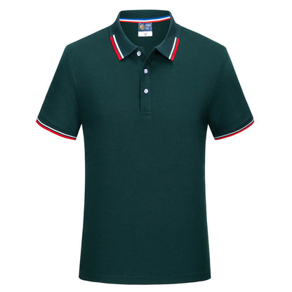 Herren Poloshirt Atmungsaktiv Modern Kontrast Details