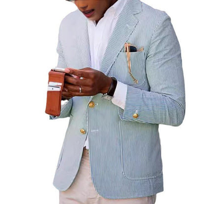 Herren Blazer Modern Karo Slim Fit