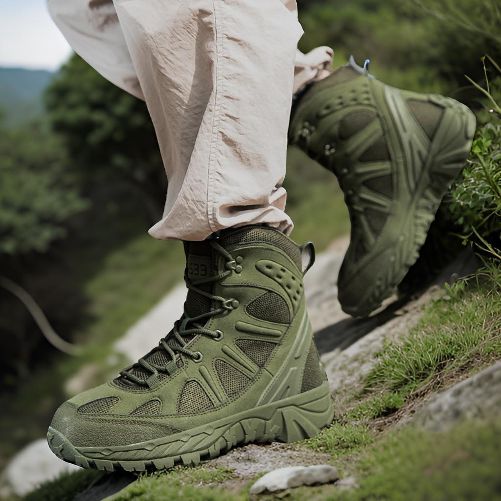 Wanderschuhe Herren Hoch Knöchelschutz Rutschfest Waterproof - BerlinGlamour