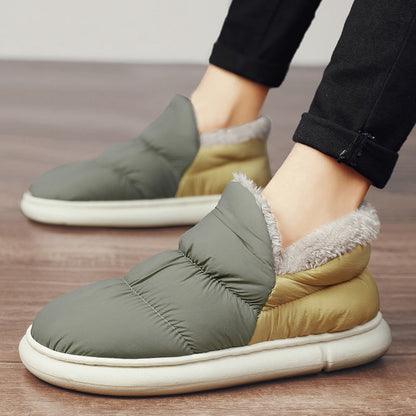 Damen Slipper Warm Gefüttert Rutschfest Winter