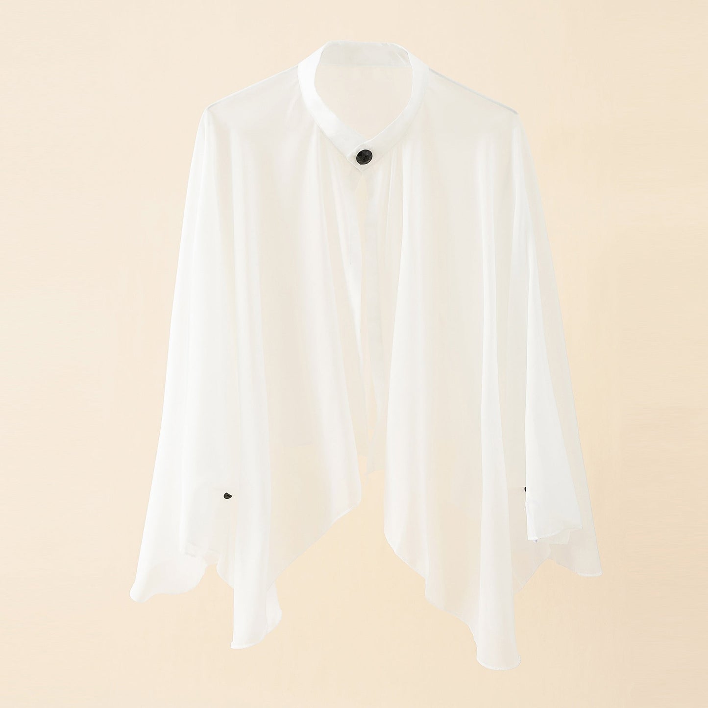 Damen Kimono Chiffon Leicht mit Weiten Ärmeln Sommer