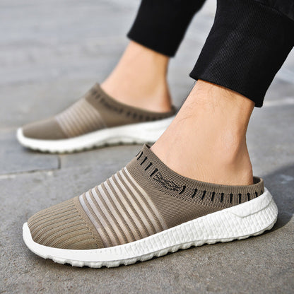 Damen Sneaker Bequem Atmungsaktiv Slip-OnSchuhe