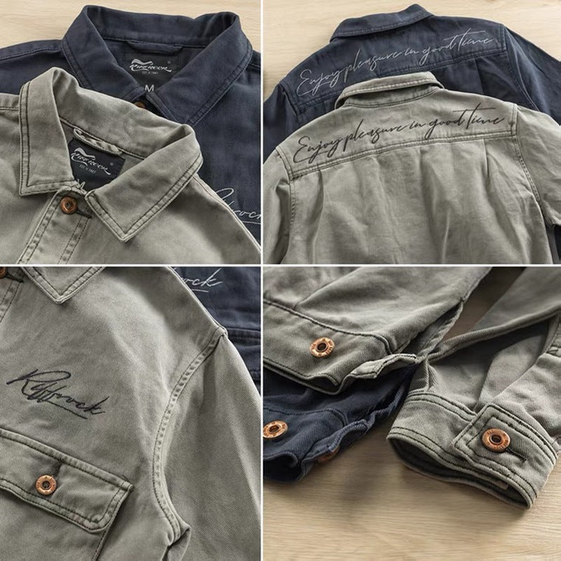 Herren Utility-Jacke Robust mit vielen Taschen Modern