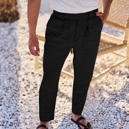 Bequeme Herrenhosen mit verstellbarem Bund Komfort Hose