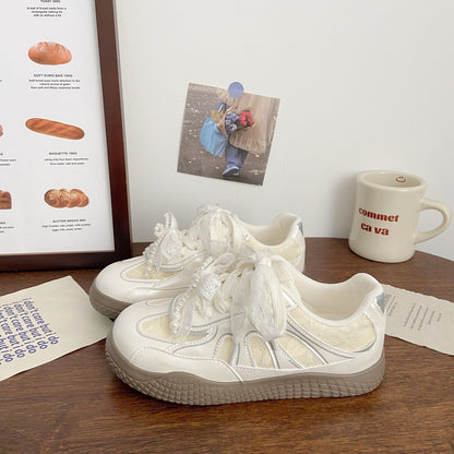 Damen Sneaker Modisch Einzigartig Schnürsenkel