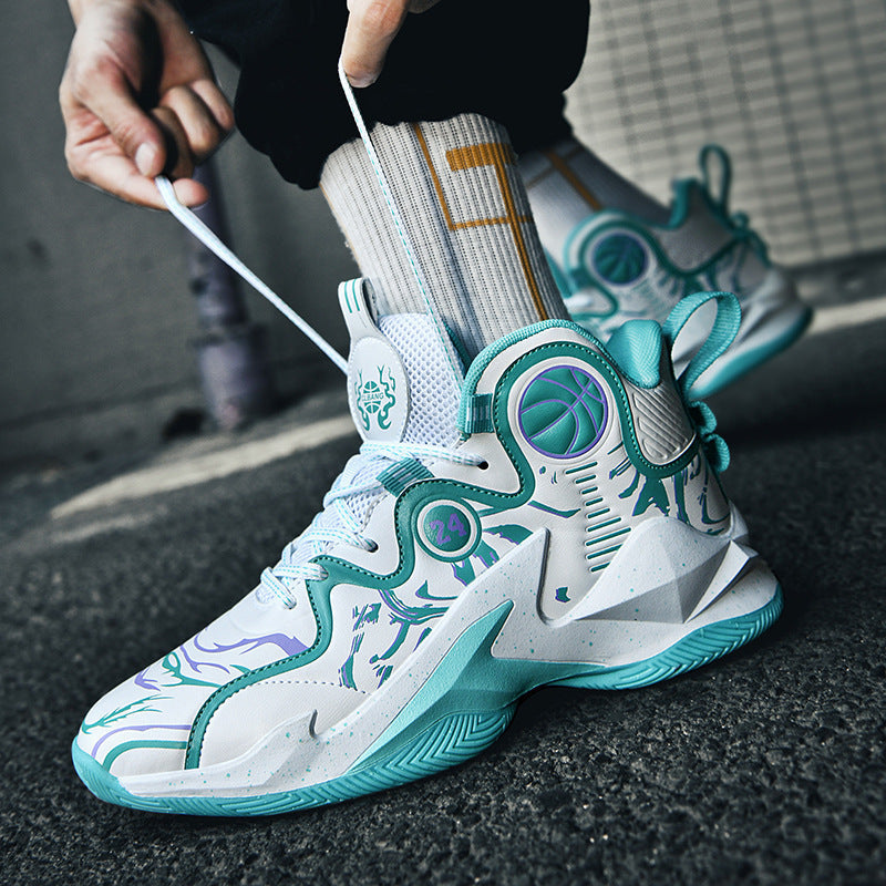 Damen Basketball-Sneaker atmungsaktiv Leichtlaufend Sport