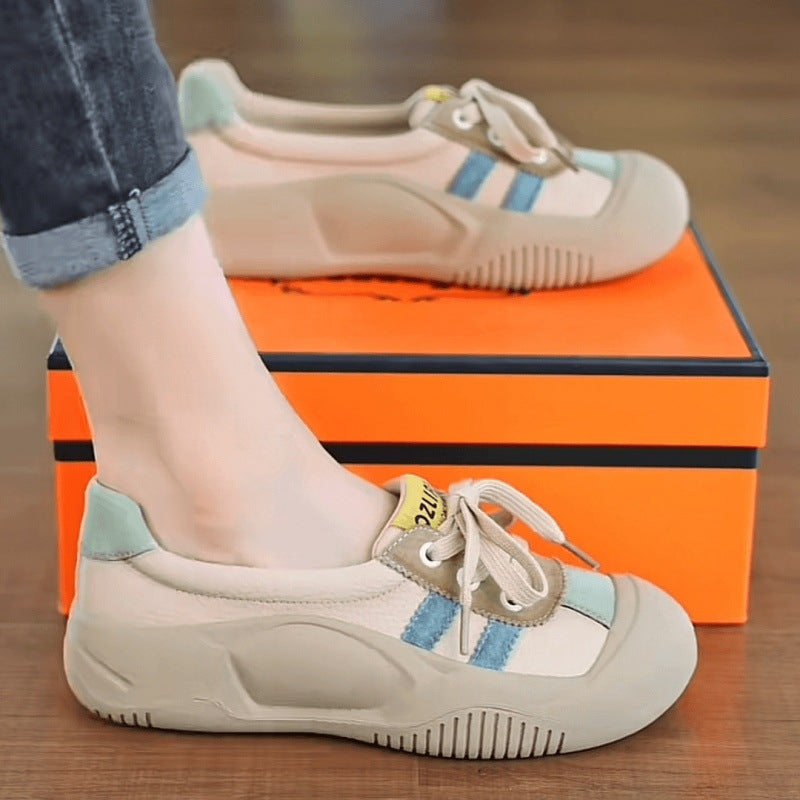 Damen Sneaker Sportlich Schnürschuhe Moderne Mode - BerlinGlamour