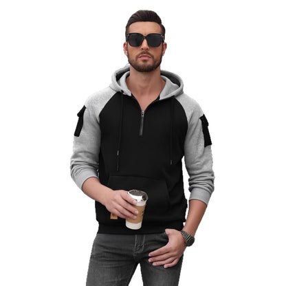 Herren Kapuzenpullover Sportlich Modern Mit Reißverschluss