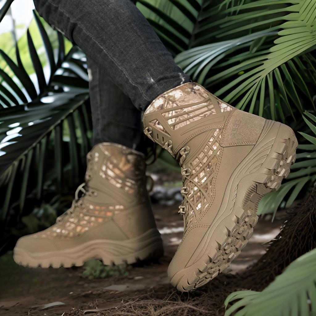 Herren Outdoor-Stiefel Robust Wasserdicht mit hoher Knöchelstütze - BerlinGlamour