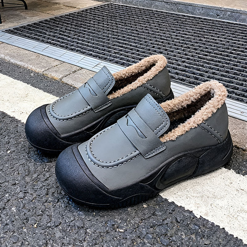 Damen Clogs Warm Flauschig Rutschfest Winter