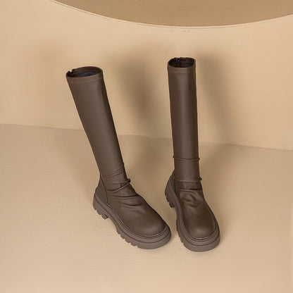 Damen Gummistiefel Rutschfest Elastisch Hoch - BerlinGlamour