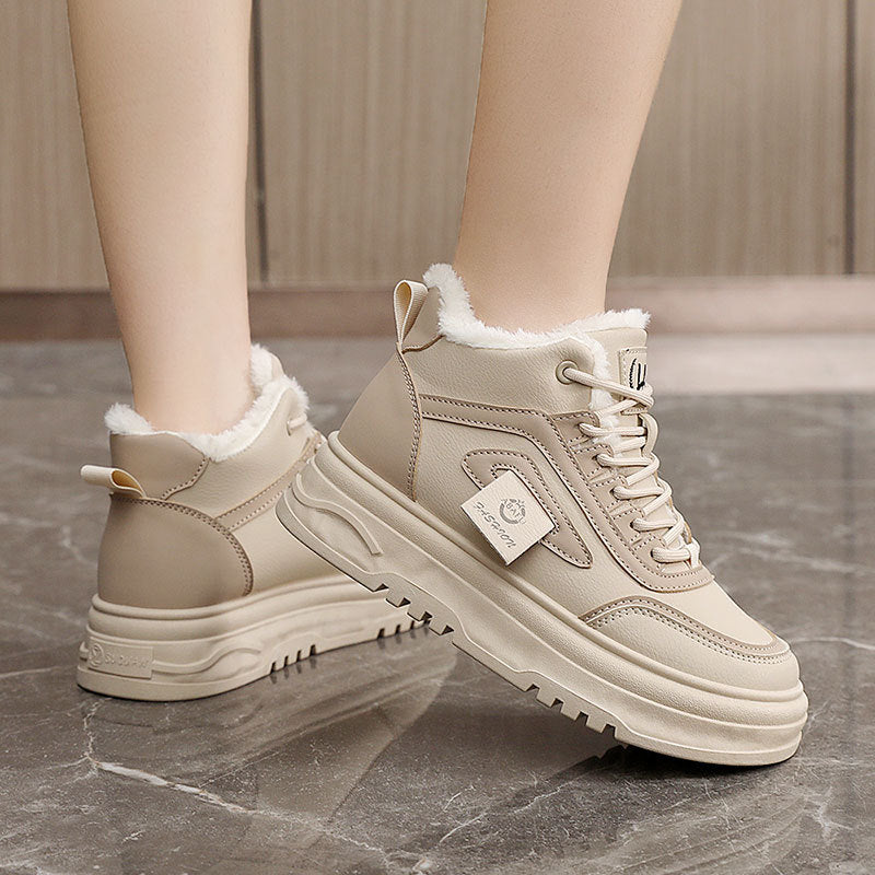 Damen Sneaker Warm High-Top Sportliche Schuhe Frauen