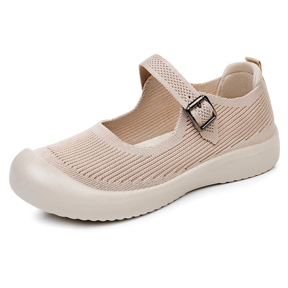 Damen Sportschuhe Slip-On atmungsaktiv mit verstellbarem Riemen