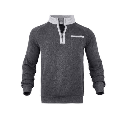 Herren Sweatshirt Feuchtigkeitsregulierend Mit Reißverschluss