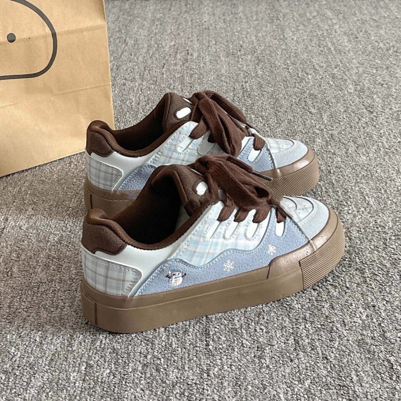 Damen Sneaker Tiermuster Bequem Modisch