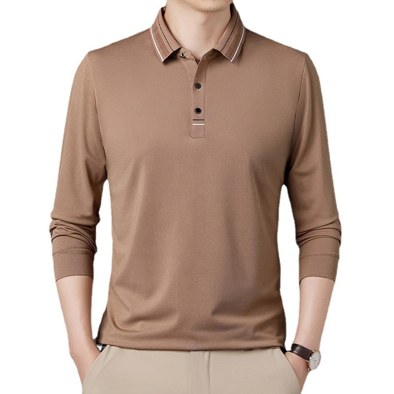 Herren Langarm Polo Hemd Modern Slimfit