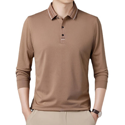 Herren Langarm Polo Hemd Modern Slimfit