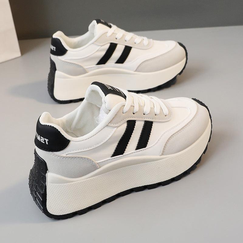Damen Sneaker Plateau Schuhe Hoch Modisch Komfortabel - BerlinGlamour