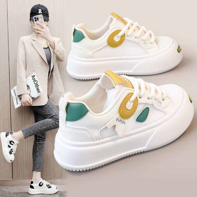 Damen Sneaker Sport Plateau Schuhe Atmungsaktiv - BerlinGlamour