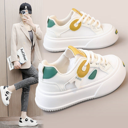Damen Sneaker Sport Plateau Schuhe Atmungsaktiv - BerlinGlamour