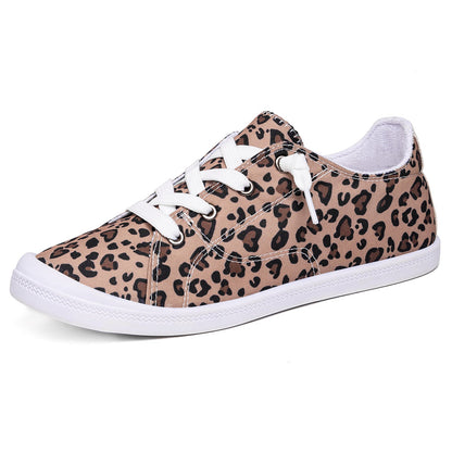 Damen Sneaker Bequem Canvas Atmungsaktiv