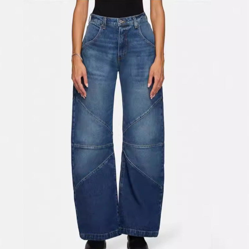 Damen Jeans Weite Bequem Mit besonderem Schnitt