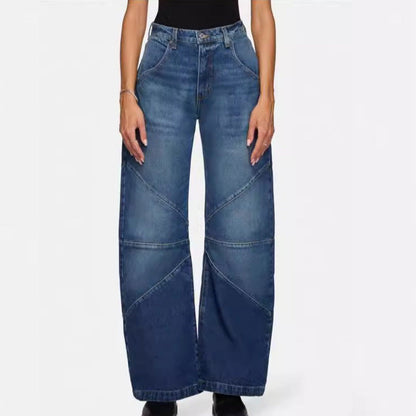 Damen Jeans Weite Bequem Mit besonderem Schnitt