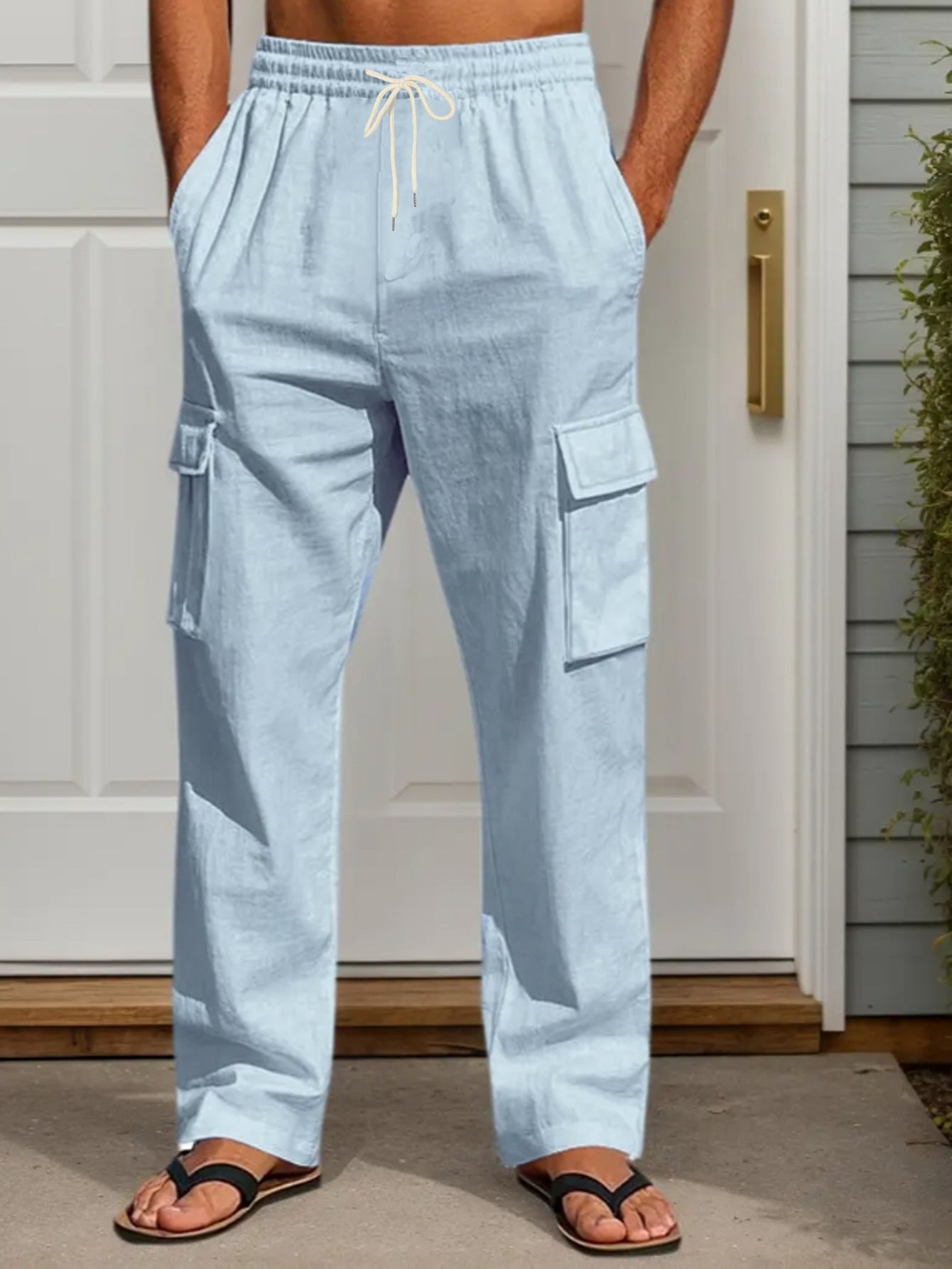 Herren Cargo-Hosen Bequem Funktional Modern