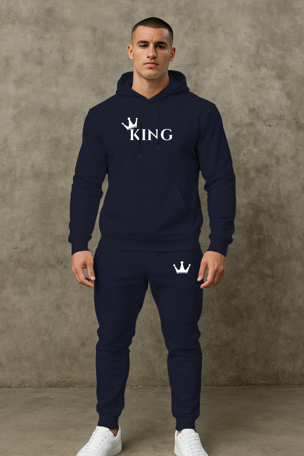 Herren Hoodie Jogginghose Set Hochwertig Sportlich